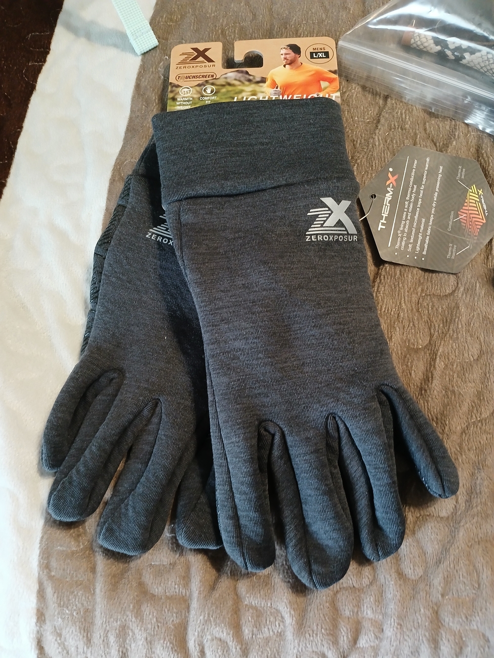 ZeroXposur Lightweight Tech Gloves - Dark Gray
